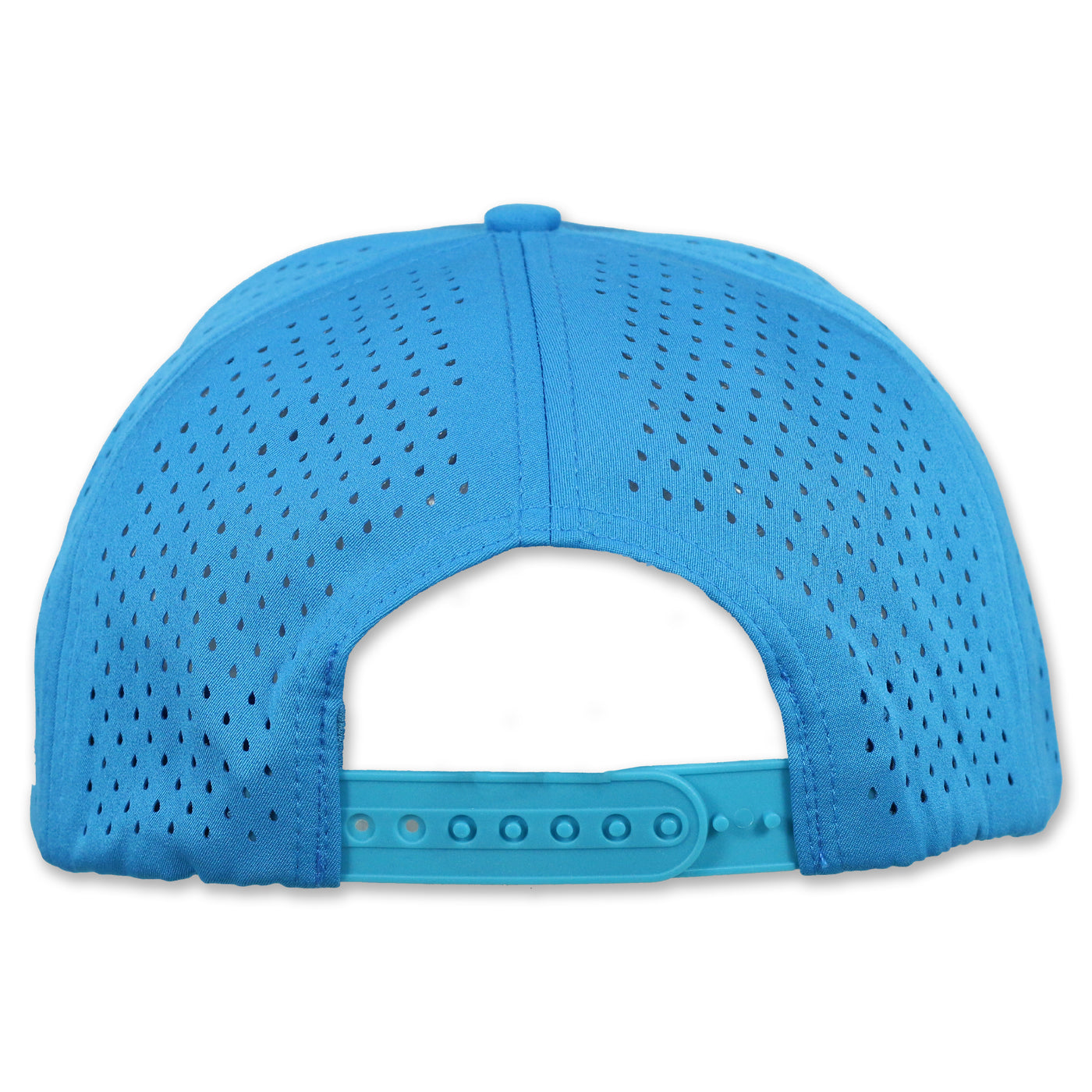 blue fun trucker golf hat with rope accent