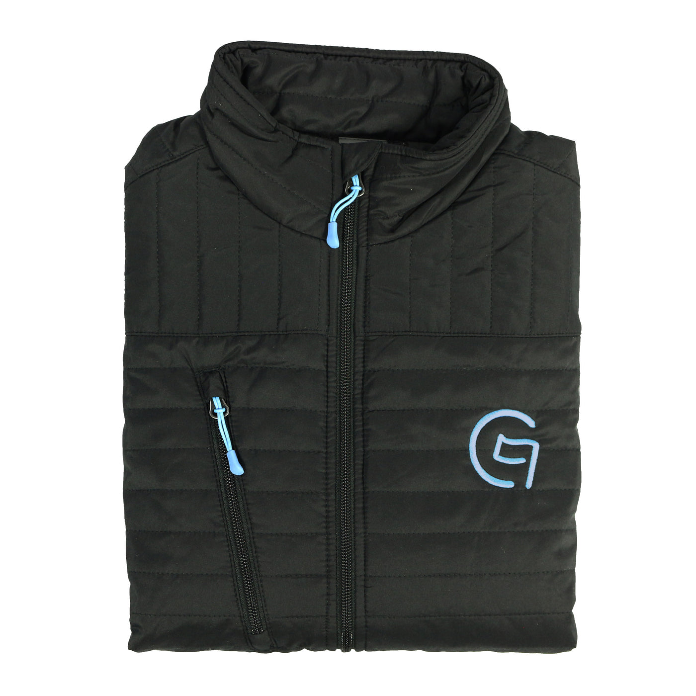 Quilted performance golf vest