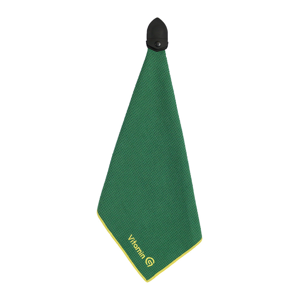 Green Magnetic Golf Towel